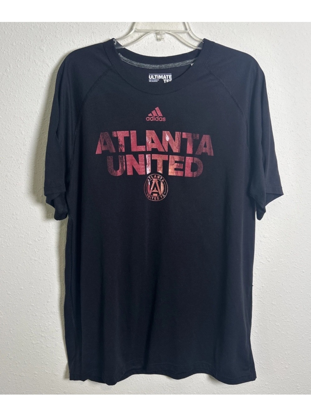 Adidas Ultimate Tee Atlanta United FC Black Men’s XL Graphic T-Shirt Soccer MLS